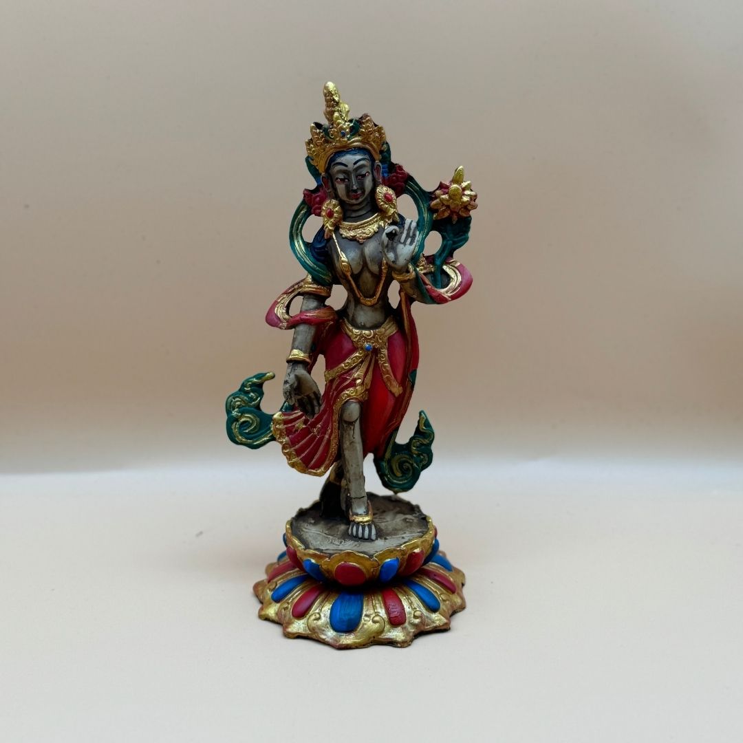 Green Tara Standing Statue
