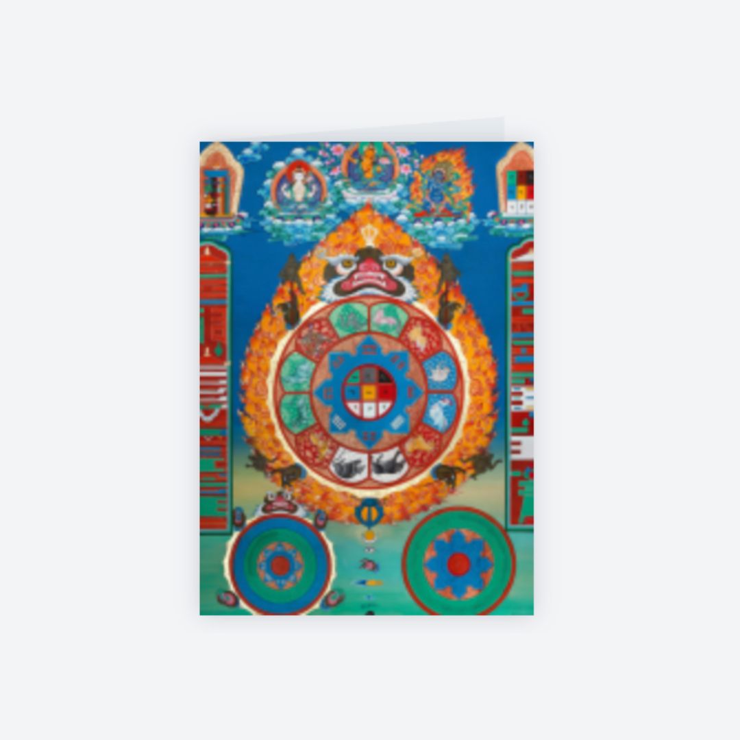 Sipaho Tibetan Astrological Protection Greeting Card