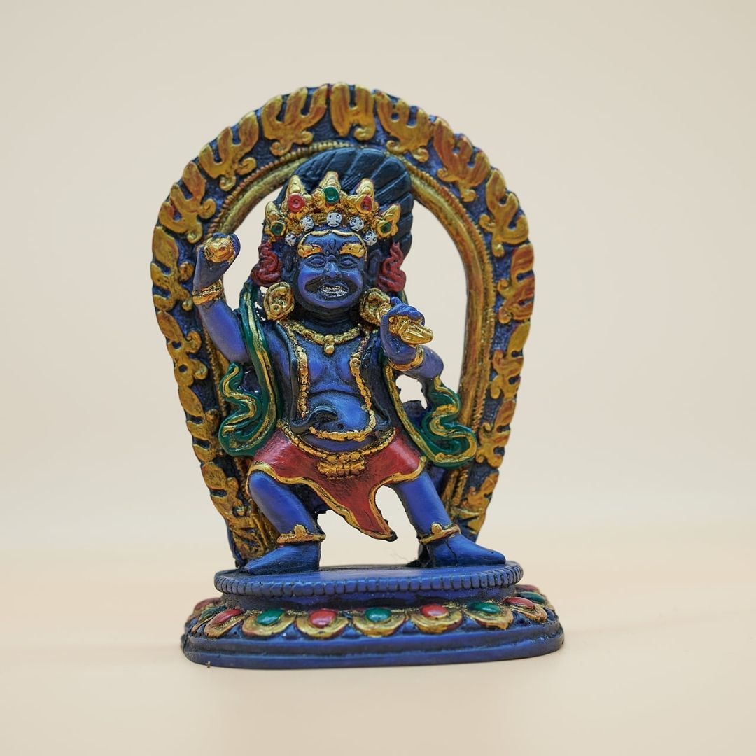 Vajrapani Painted Statue