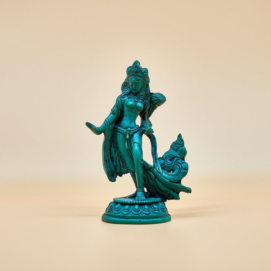 Standing Green Tara Statue