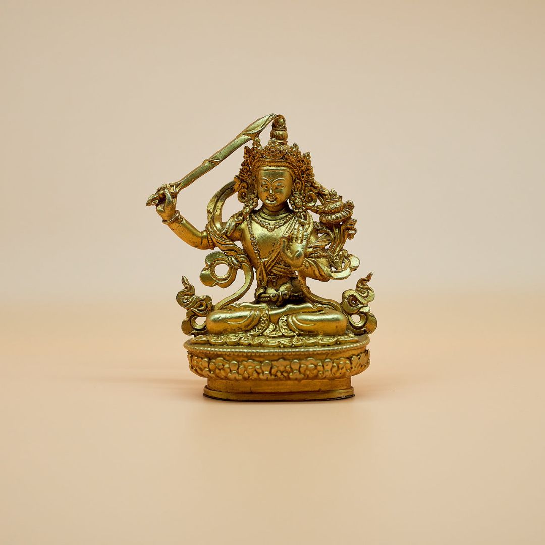 Consecrated Manjushri Statue