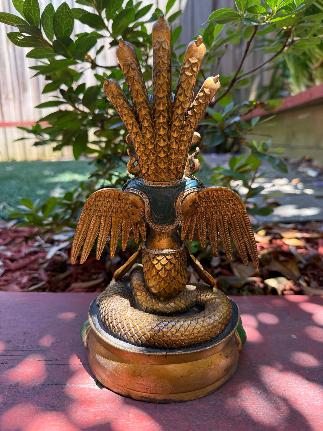 Painted Naga Statue - Large Consecrated