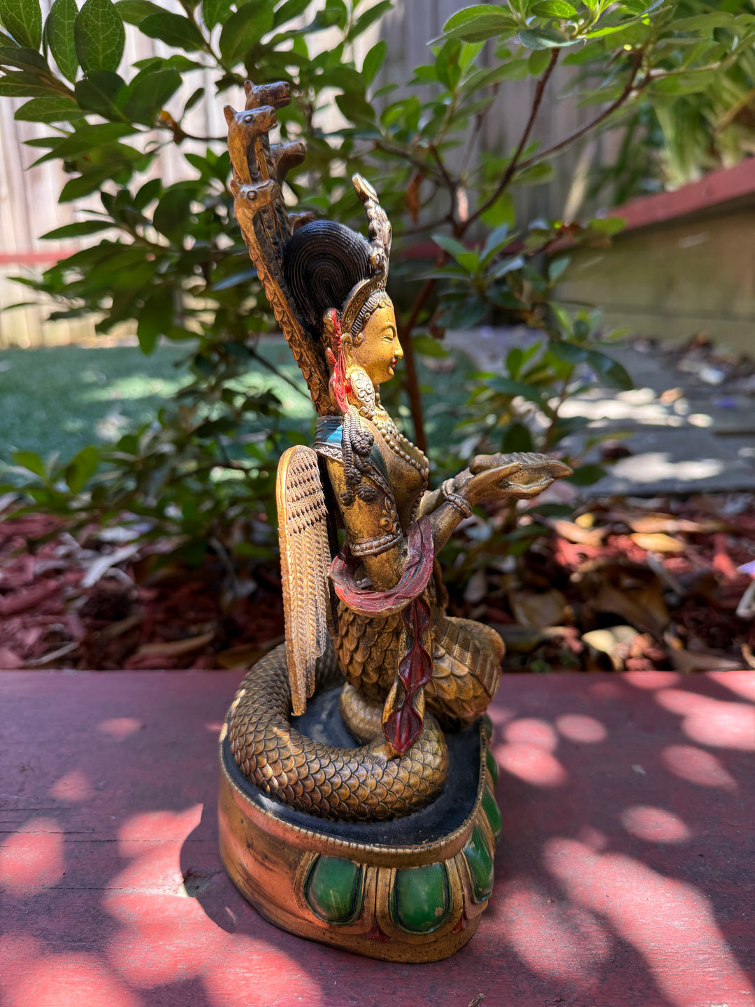 Painted Naga Statue - Large Consecrated