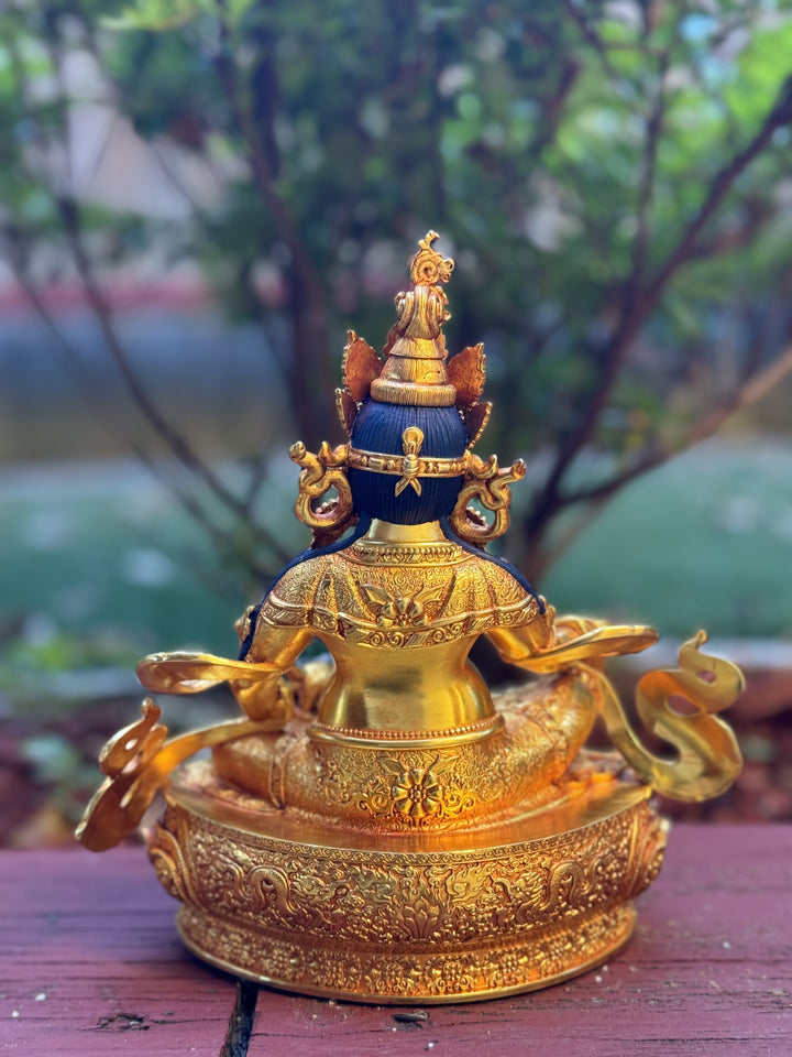 Yellow Dzambhala Statue - 7" inch Medium Consecrated