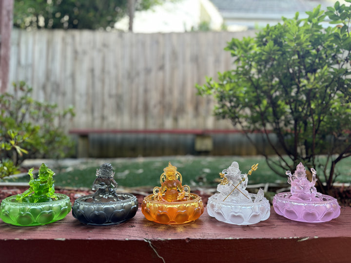 5 Dzambhala Glass Practice Set - Consecrated