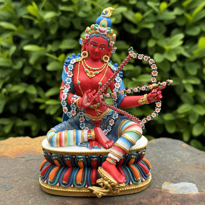 Kurukulla Consecrated Statue - Small coloured