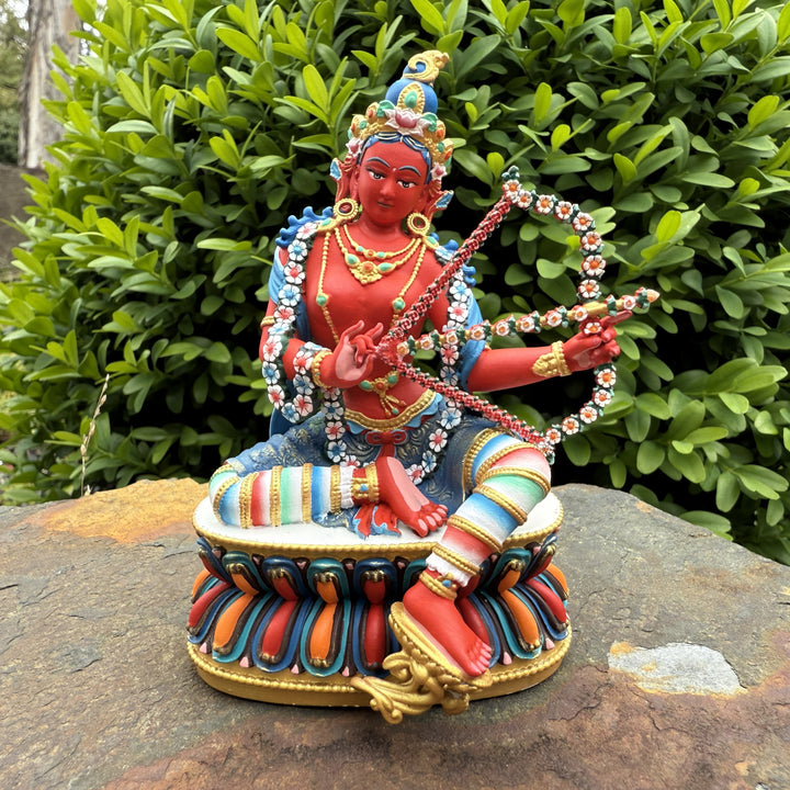 Kurukulla Consecrated Statue - Small coloured