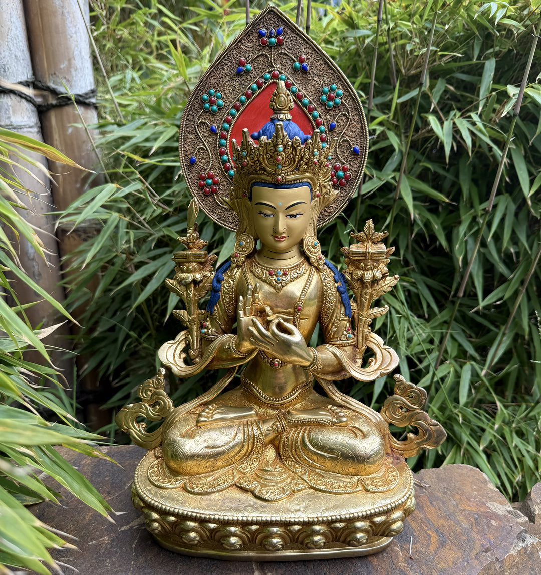 Manjushri Consecrated Statue - Medium