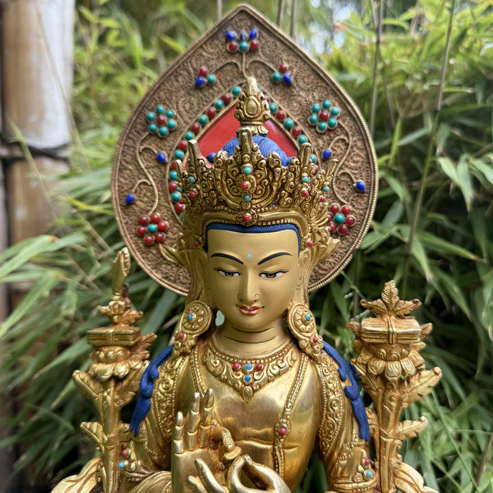 Manjushri Consecrated Statue - Medium