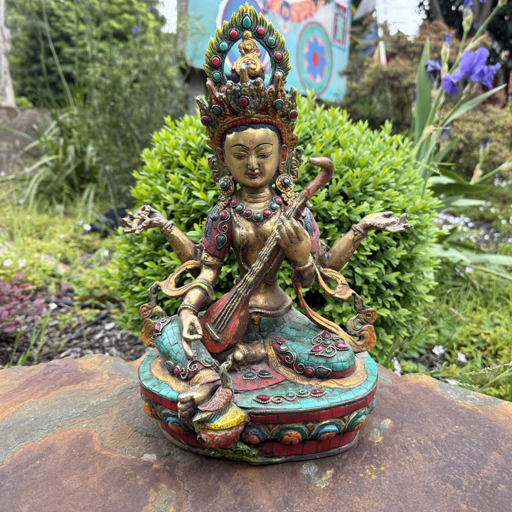 Saraswati Consecrated Statue - Large